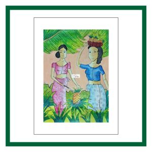 Postkarte Ananasfeld 5 Stk.