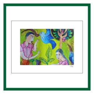 Postkarten Grünes Feld 5 Stk.