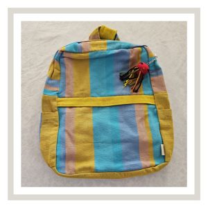Rucksack  "Kandygs Ocean blau" mit Tintenfisch